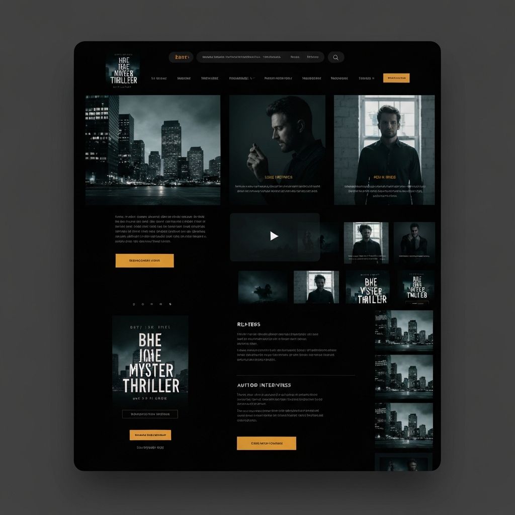 Mystery Thriller Website